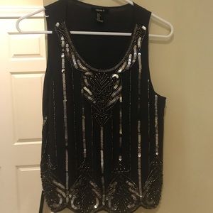 Dressy sequined tank